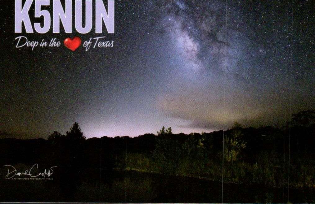 K5NUN QSL front