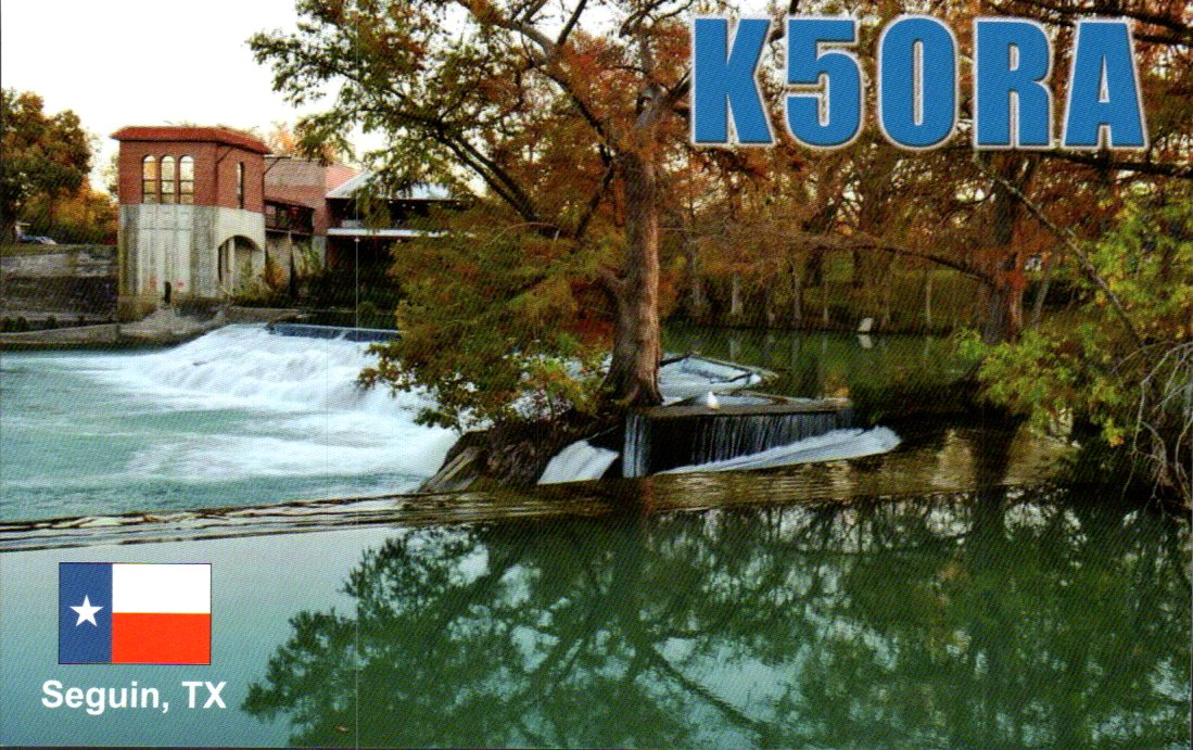 K5ORA QSL front