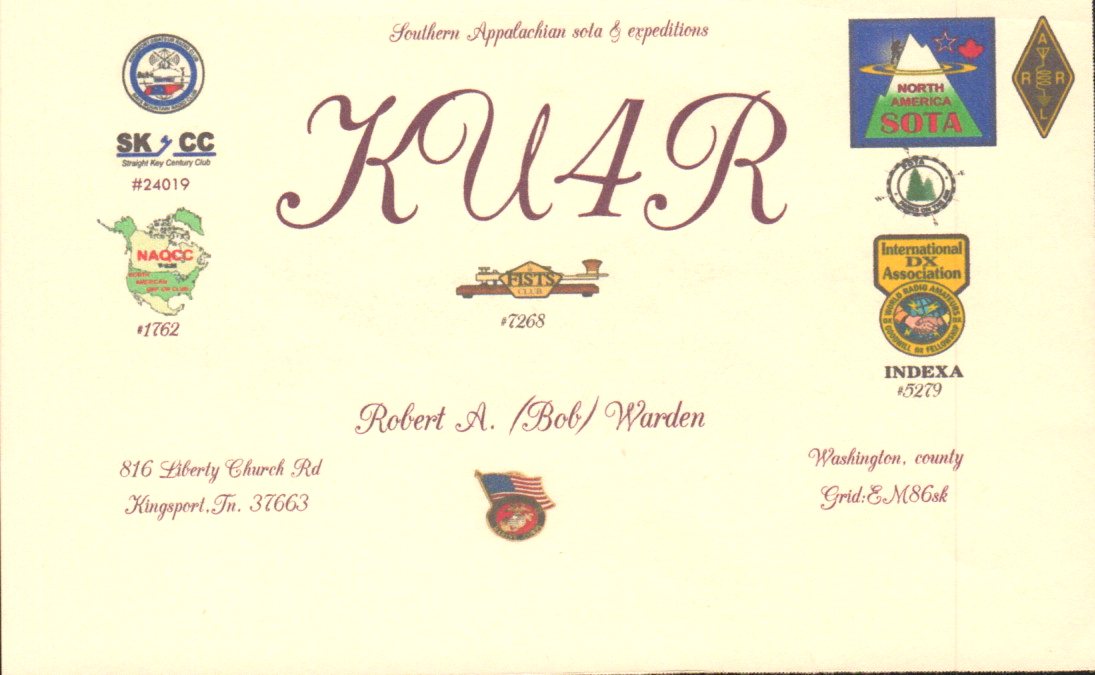 KU4R QSL front